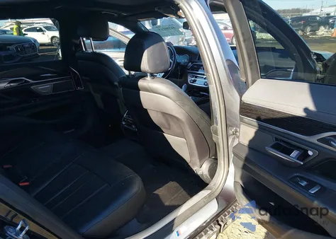 2019 BMW 740I xDrive from USA, damaged, VIN WBA7E4C55KGV70582